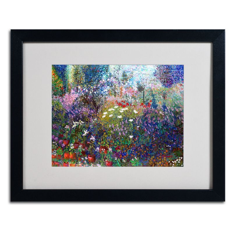 Garden in Maui II Framed Acrylic Landscape Canvas Art