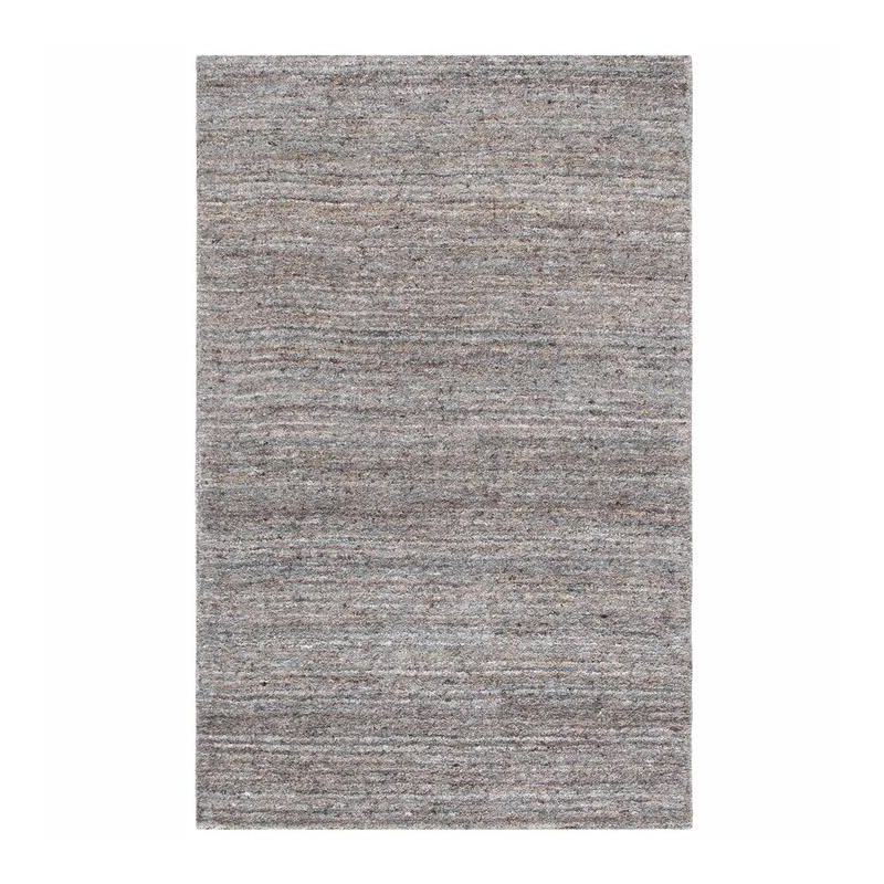 Gray 4' x 6' Handmade Tufted Wool Rectangular Rug