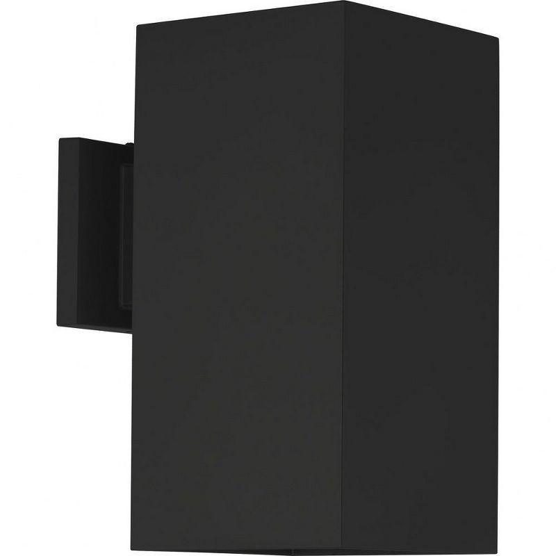 Black 6" Dimmable LED Outdoor Wall Sconce