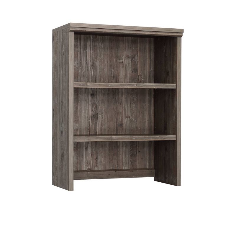 Pebble Pine Adjustable Brown MDF Library Hutch