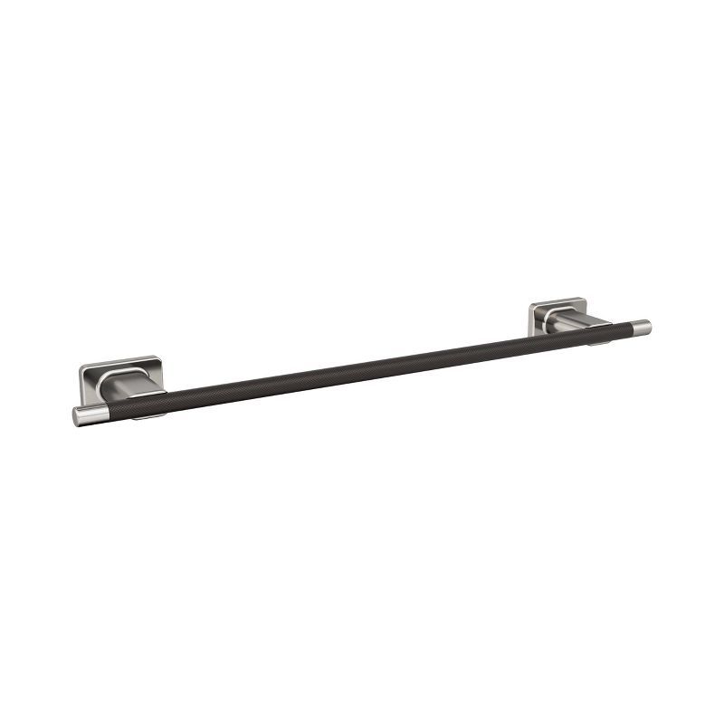 Esquire 18'' Brushed Nickel and Oil-Rubbed Bronze Wall Mounted Towel Bar