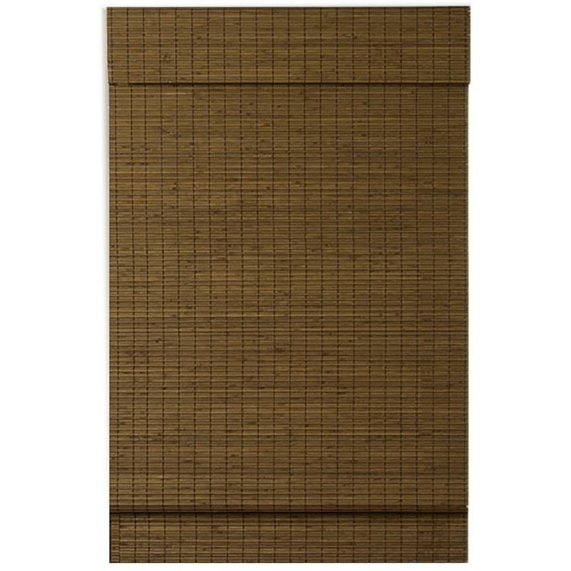 Cordless Maple Bamboo Blackout Roman Shade