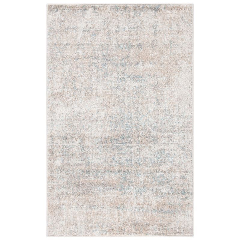 Chic Lodge Style Beige/Slate Synthetic 3' x 5' Area Rug