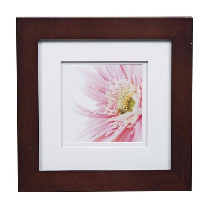 Classic Walnut Wood Frame with Double White Mat