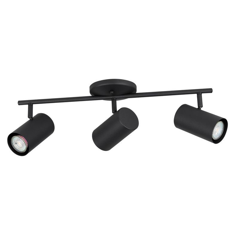 Calloway Black Metal 3-Light Fixed Track Light