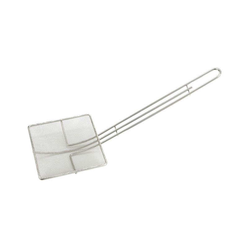 Silver Square Mesh Skimmer with 13" Metal Handle