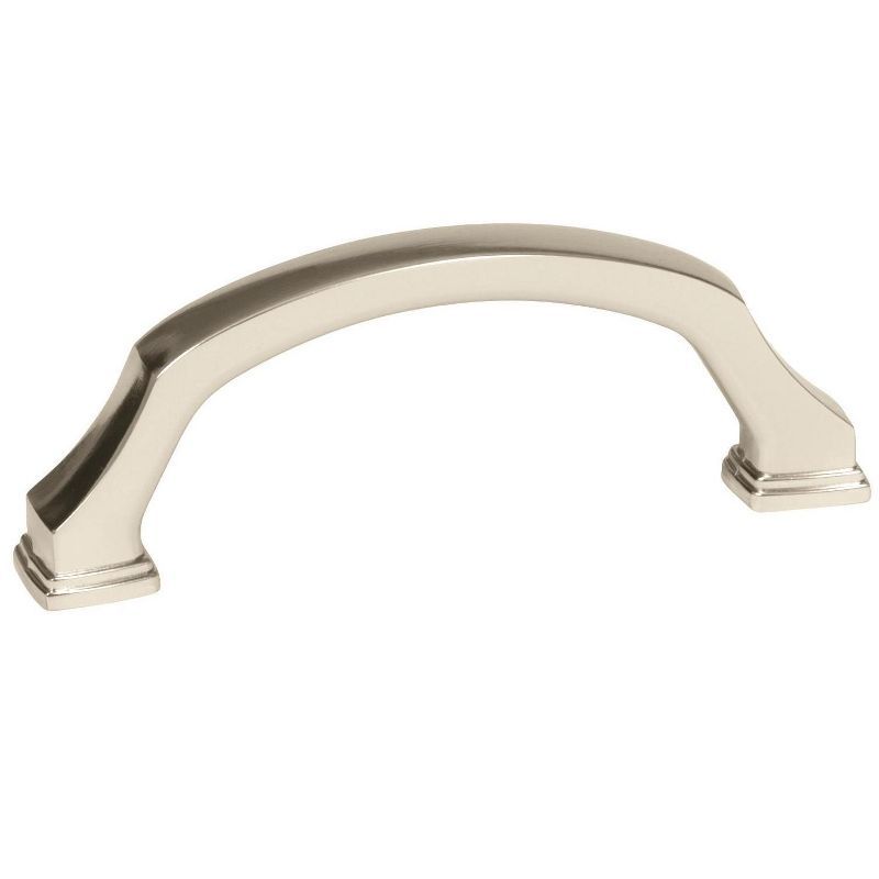 Polished Nickel 3" Traditional Cabinet Pull with Mounting Hardware