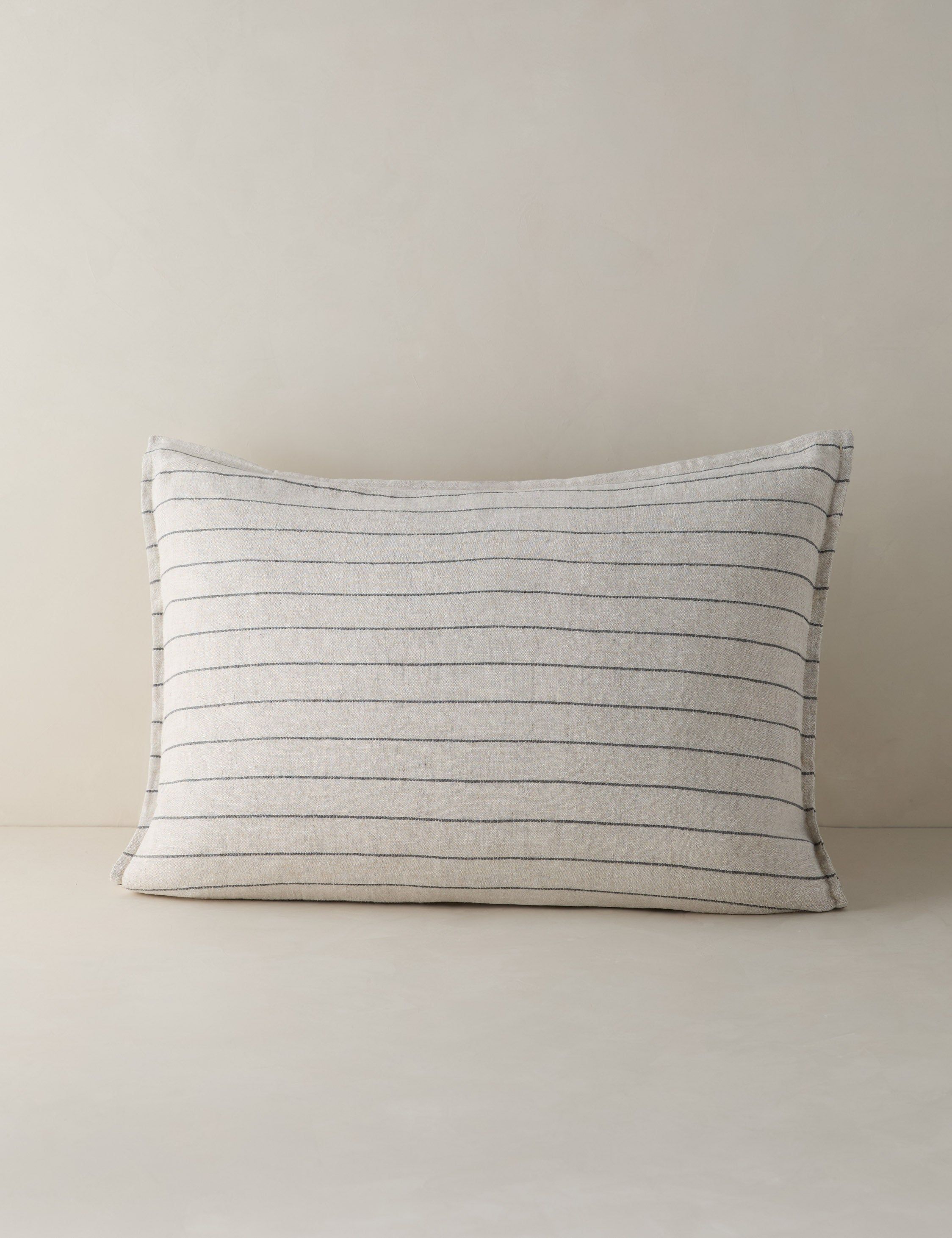 Standard Flax and Midnight Cotton Sham
