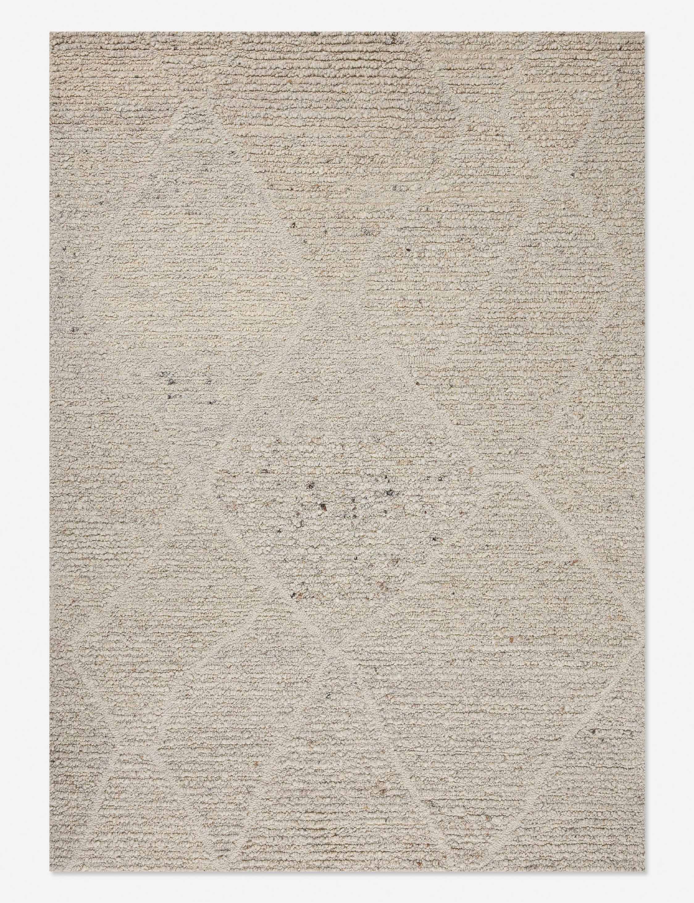 Oatmeal Hand-Tufted Wool 2x4 Rectangular Rug