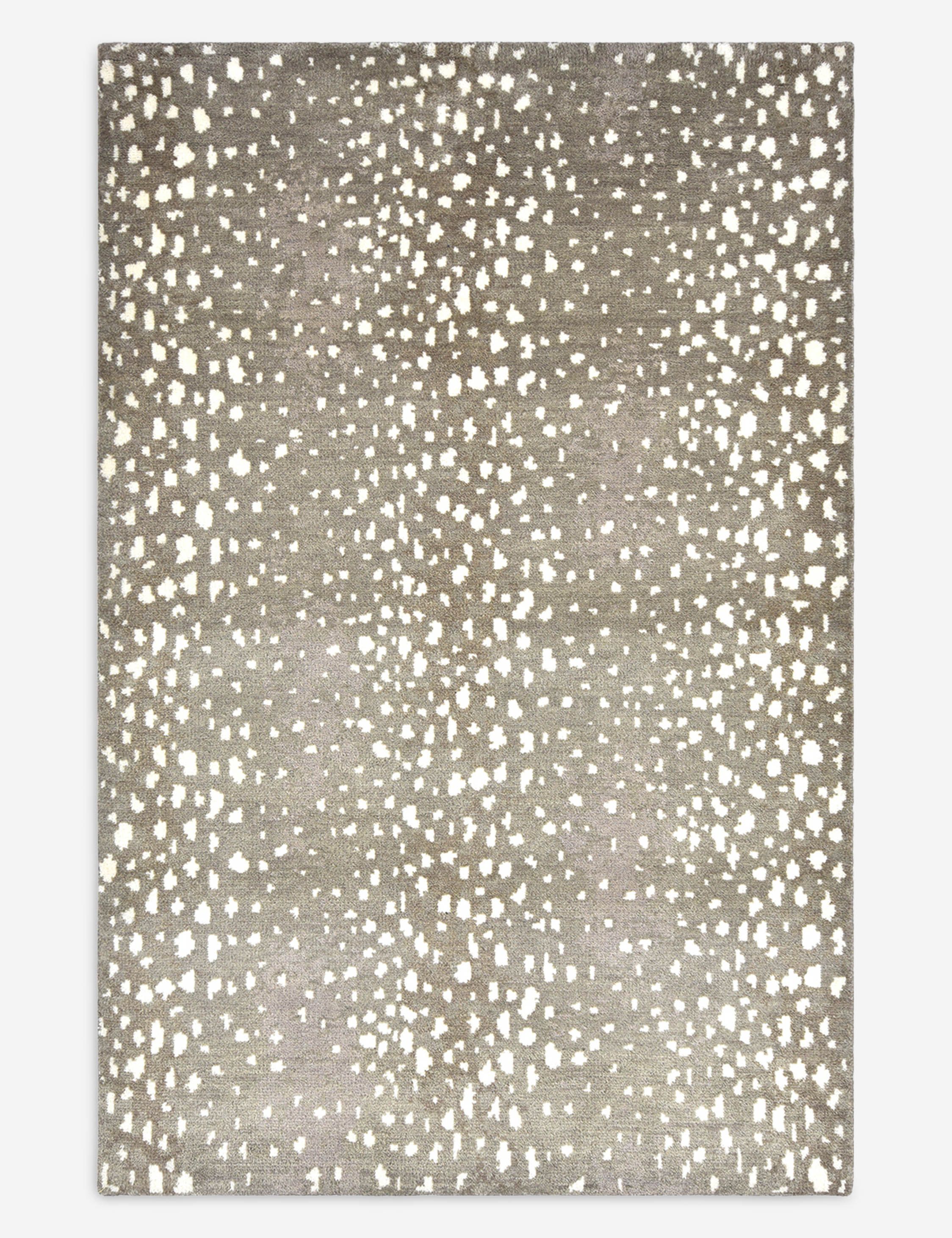 Sand and Ivory Hand-Knotted Wool 9' x 12' Area Rug