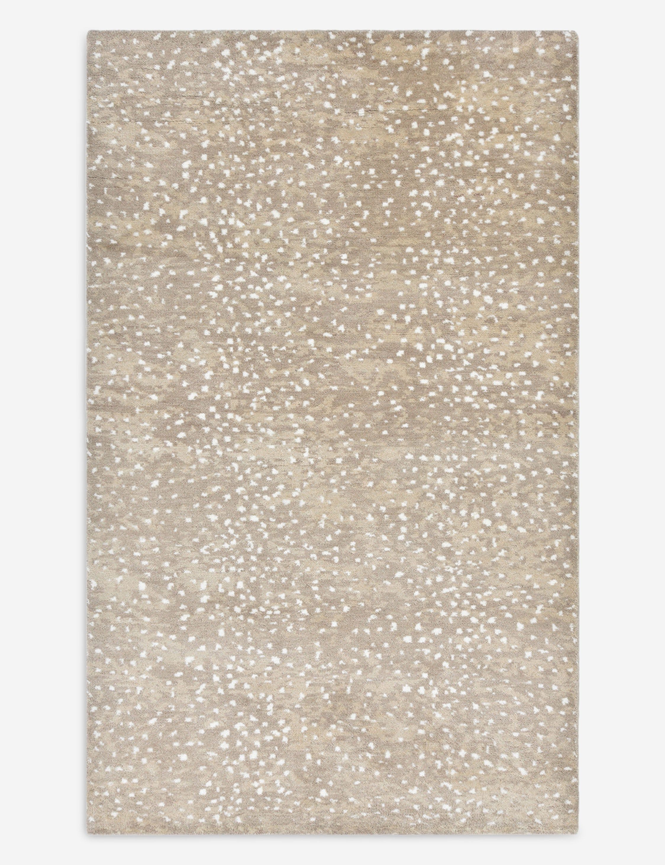 Farah Hand-Knotted Brown Wool 10' x 14' Rug