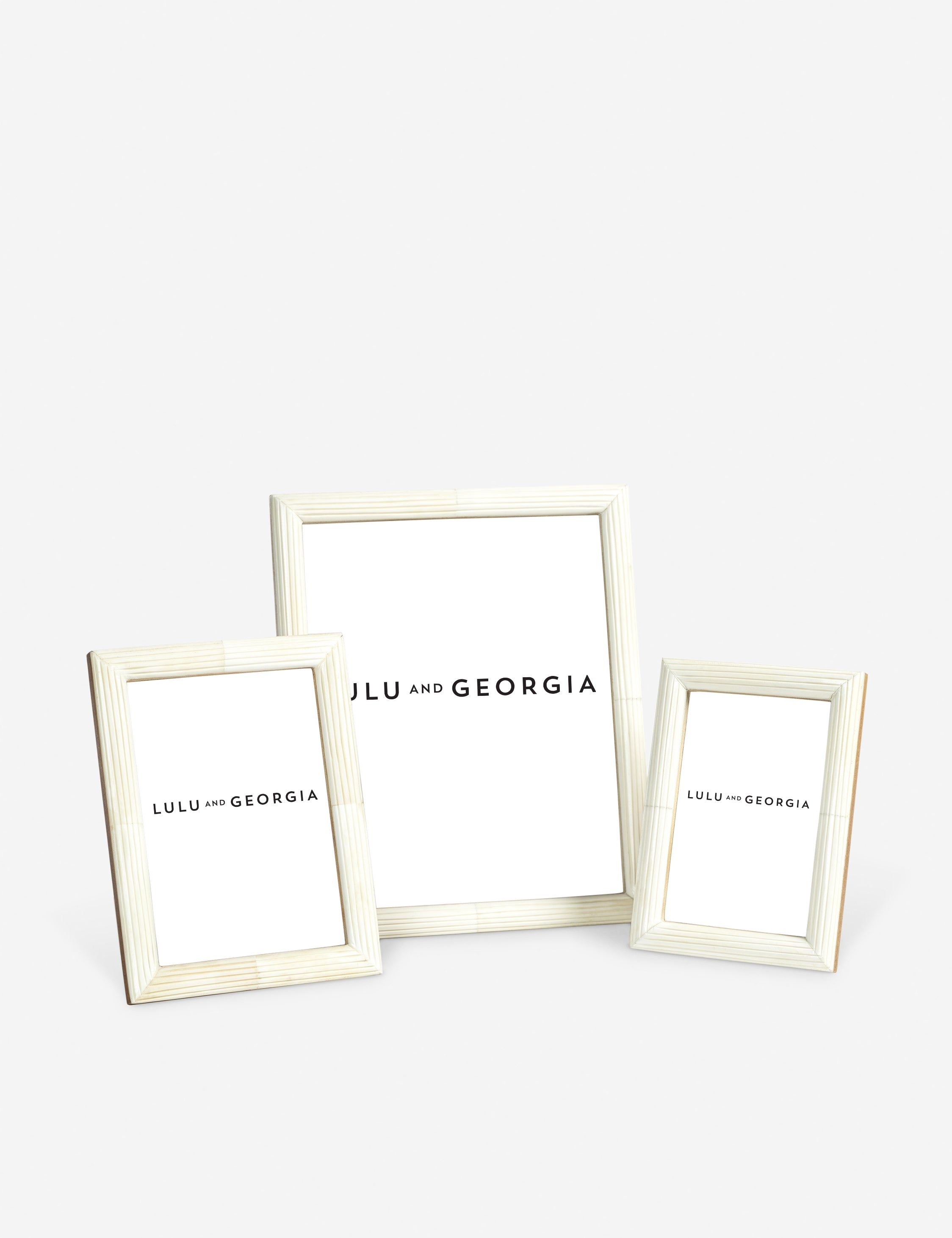 Classic White Bone Inlay Tabletop Photo Frame - 8" x 10"