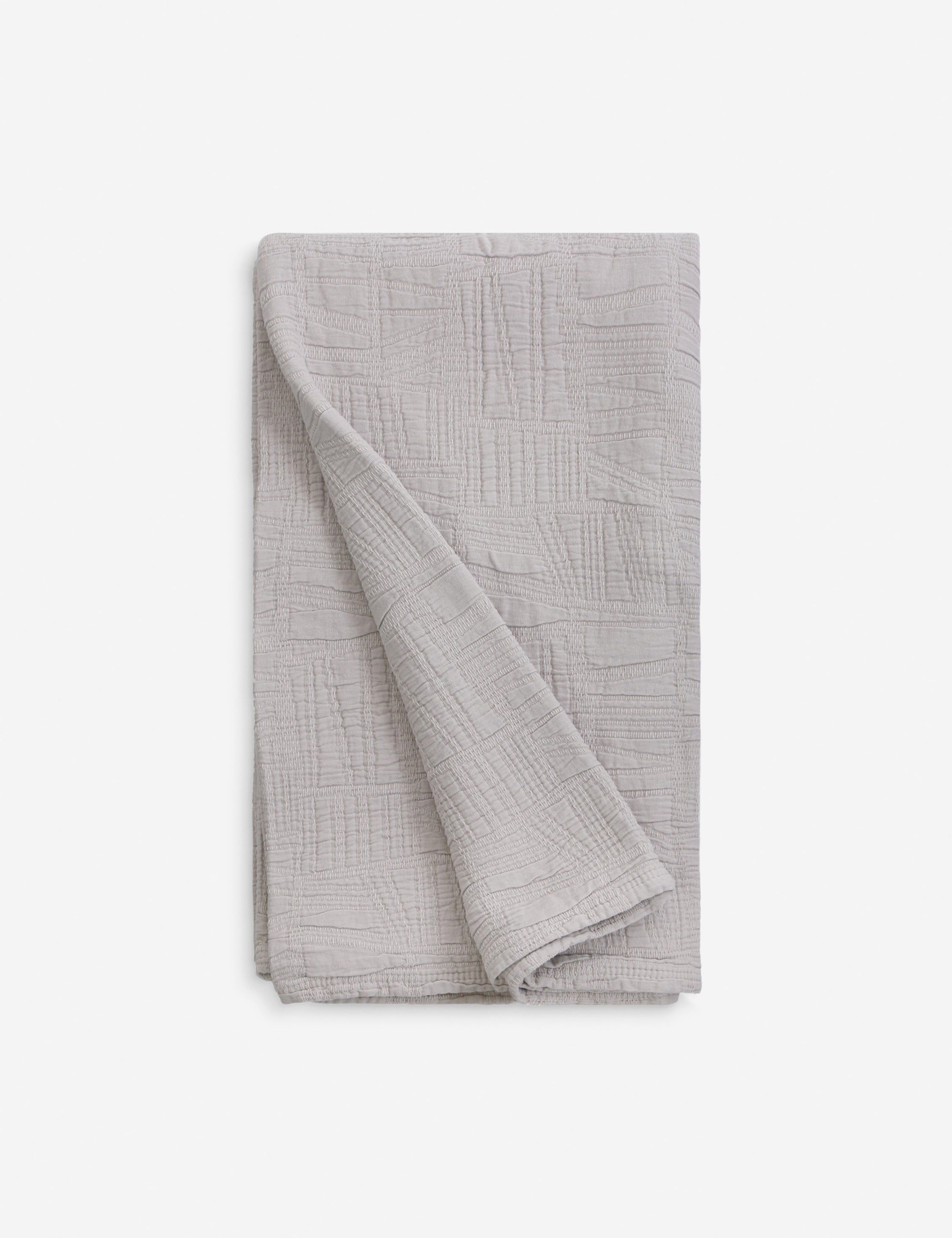 Harbour Taupe King Cotton Matelassé Quilt