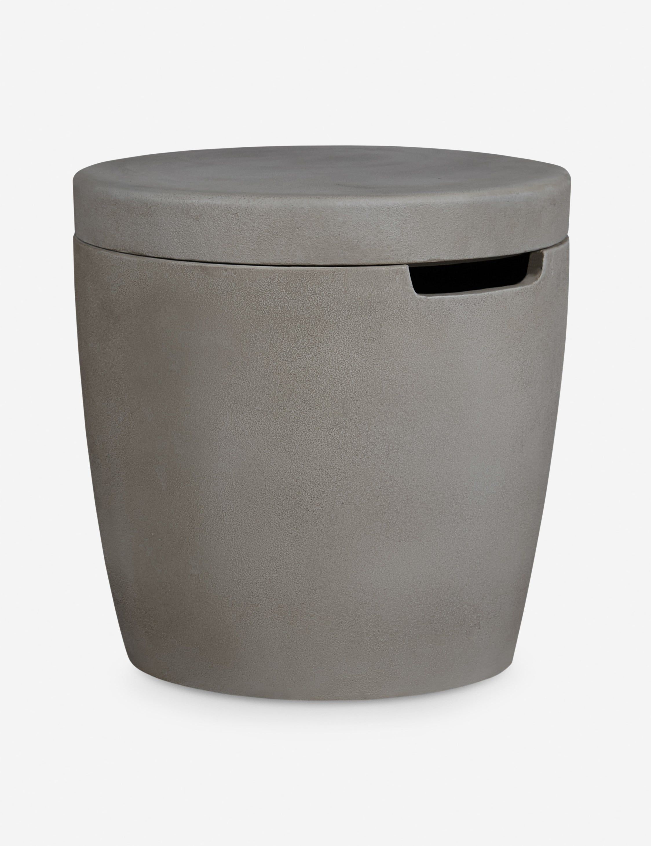 Shade Concrete Propane Tank Cover and Side Table