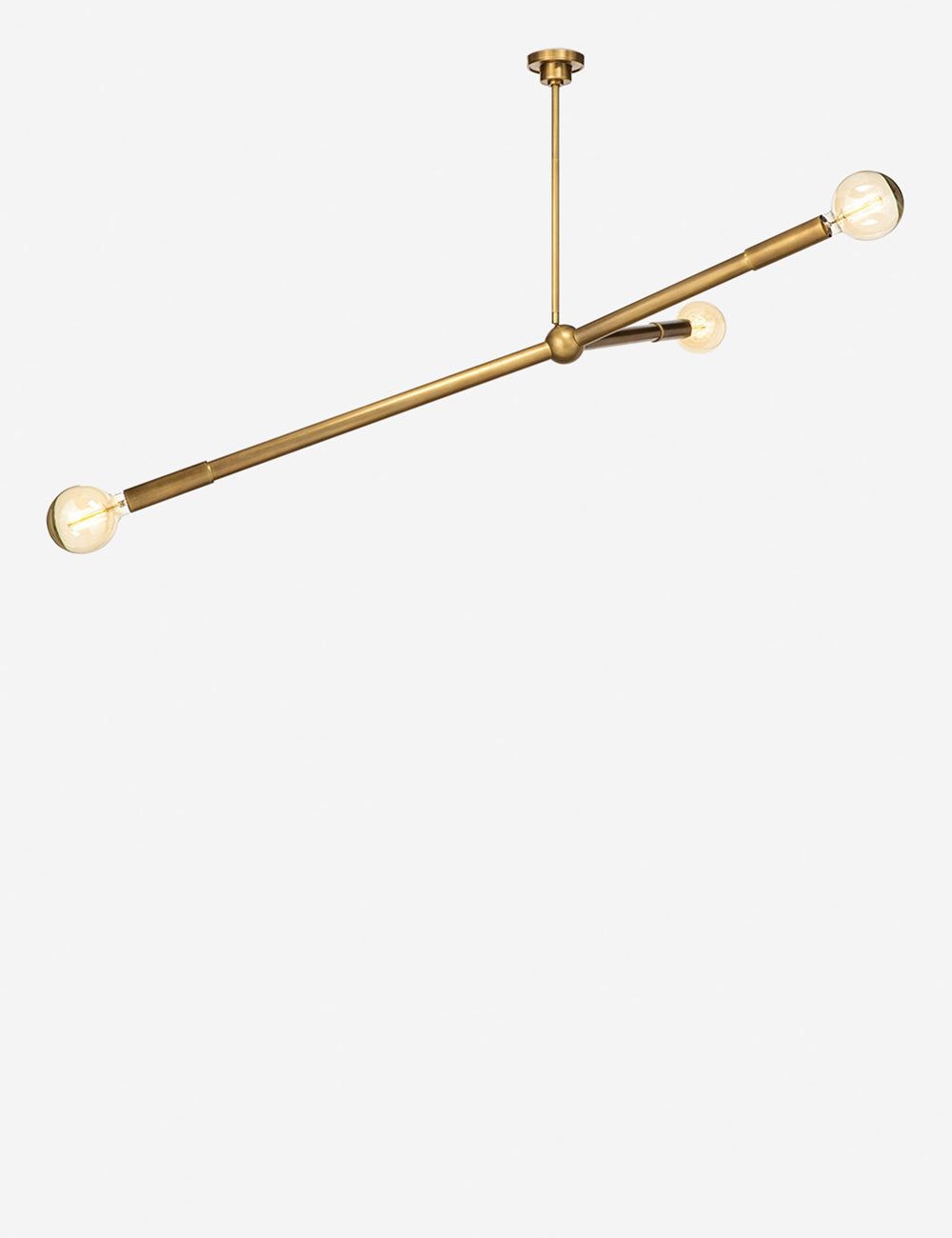 Regina Andrew Natural Brass 3-Light Sputnik Chandelier