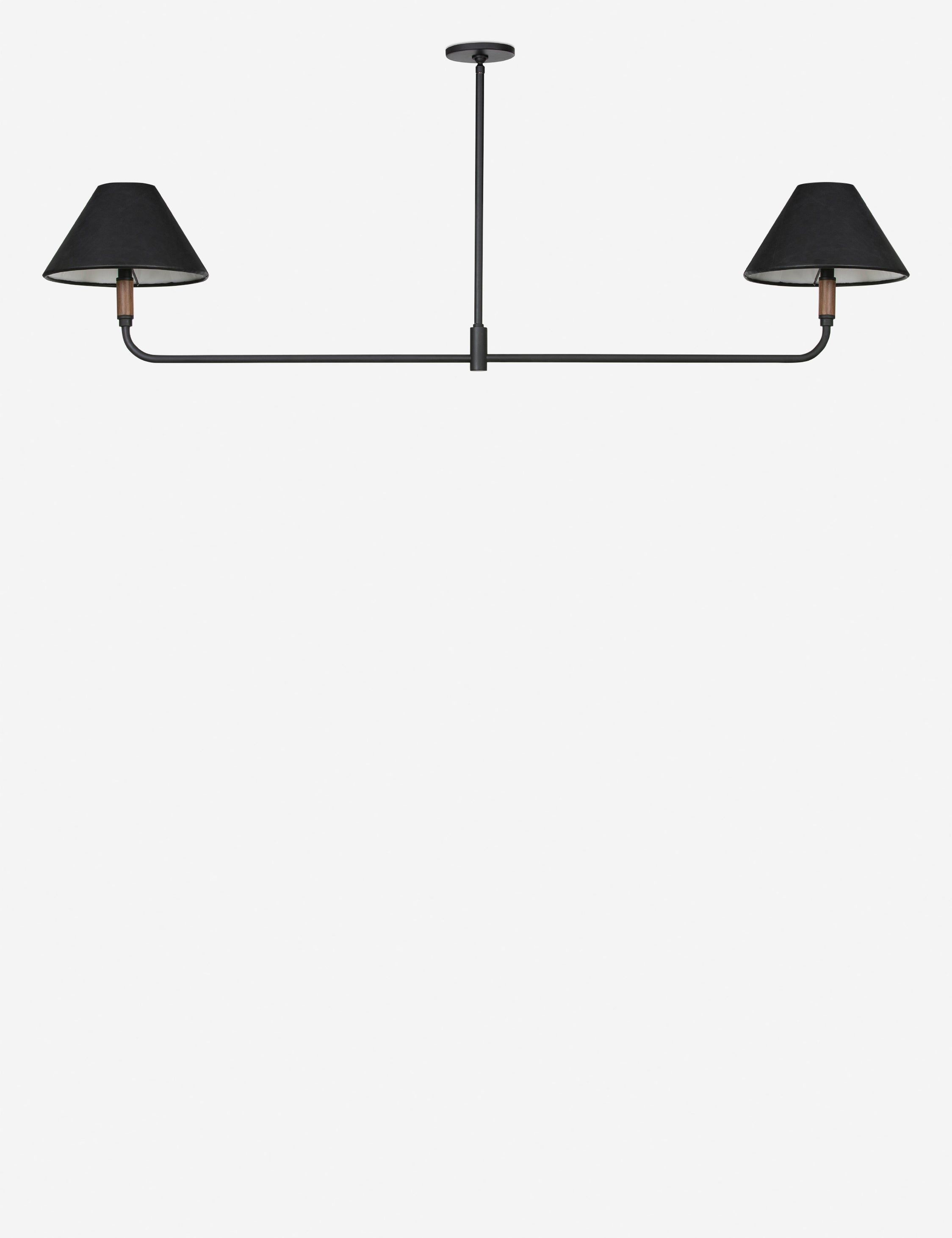 Doherty Chic Simplicity Black LED Double Island Pendant