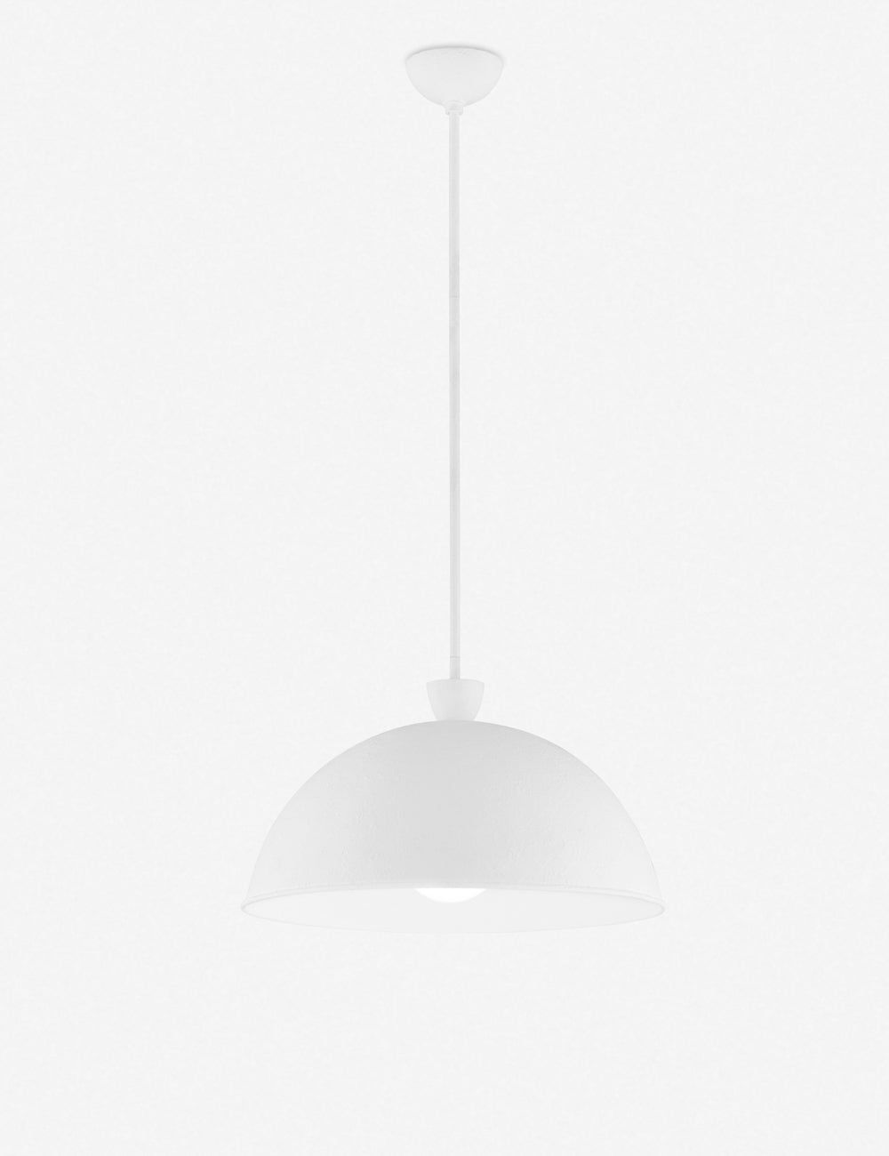 Contemporary Tygo White Aluminum Large Pendant Light