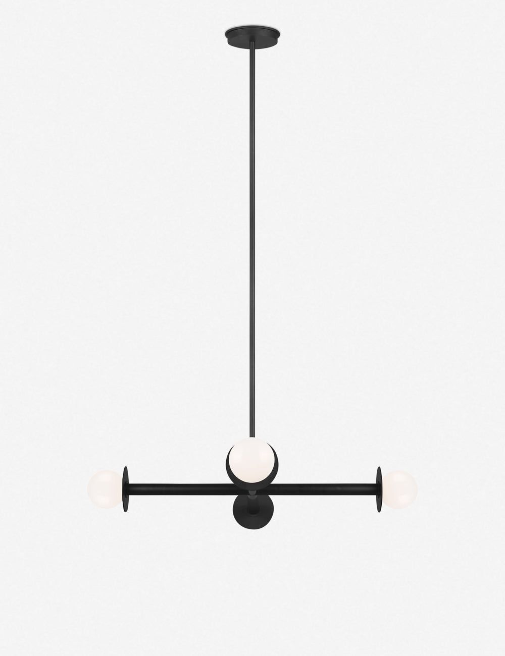Nodes 30" Wide Midnight Black Chandelier by Kelly Wearstler