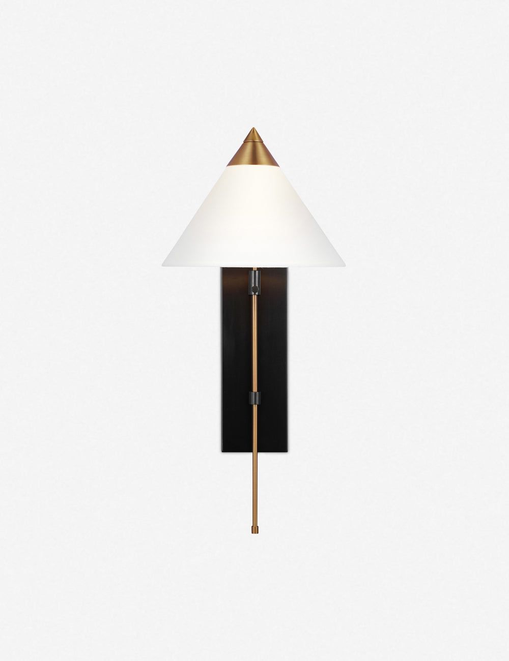 Franklin Mixed Metal Dimmable Wall Sconce in Brass and Bronze
