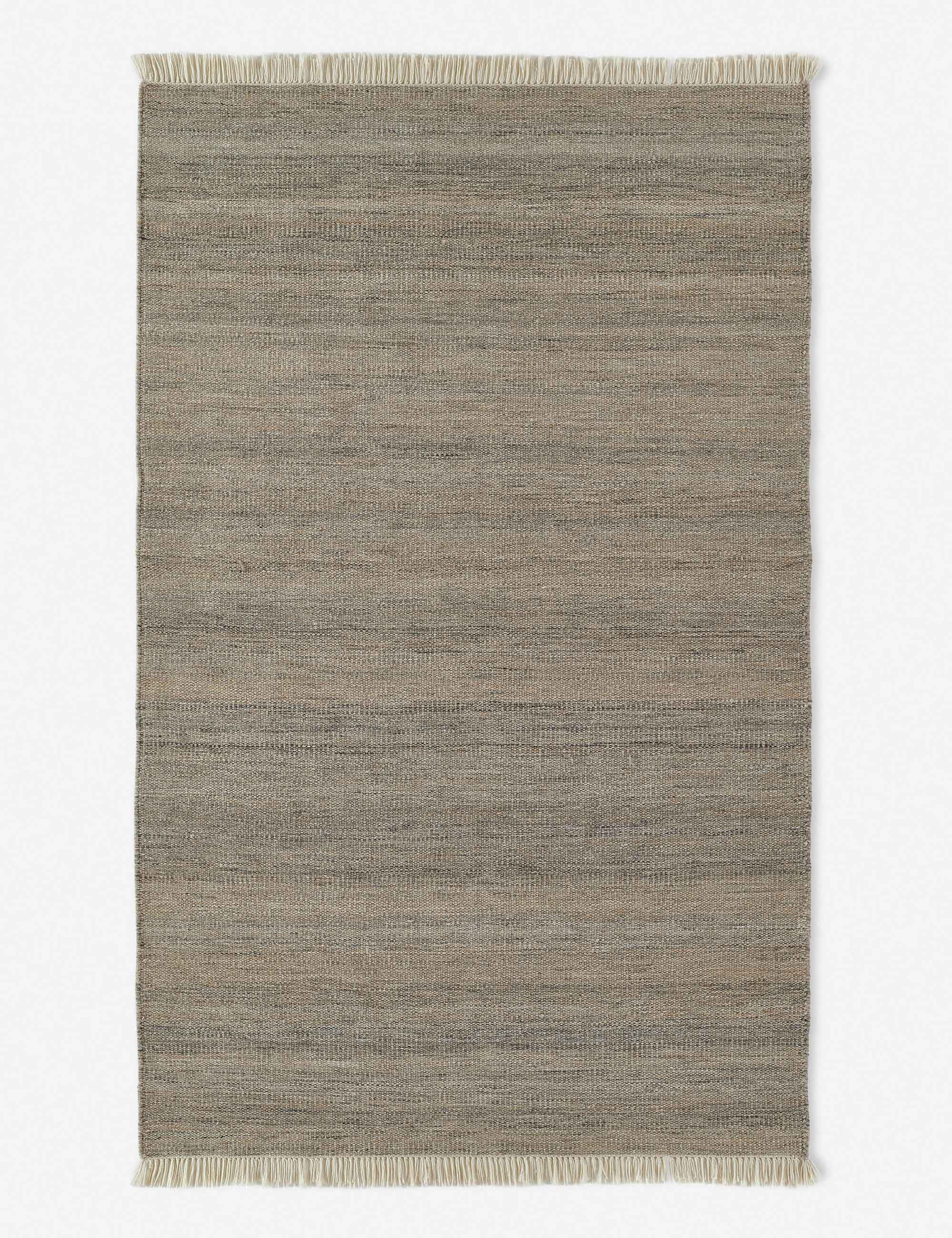 Coastal Charm Handwoven Gray Reversible 2x3 Outdoor Rug