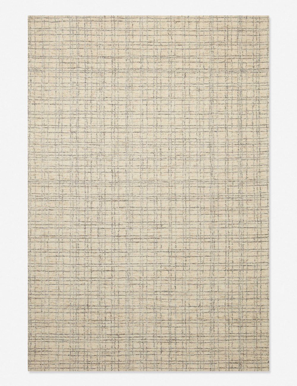 Antique Mist Hand-Tufted Wool Blend Rectangular Area Rug