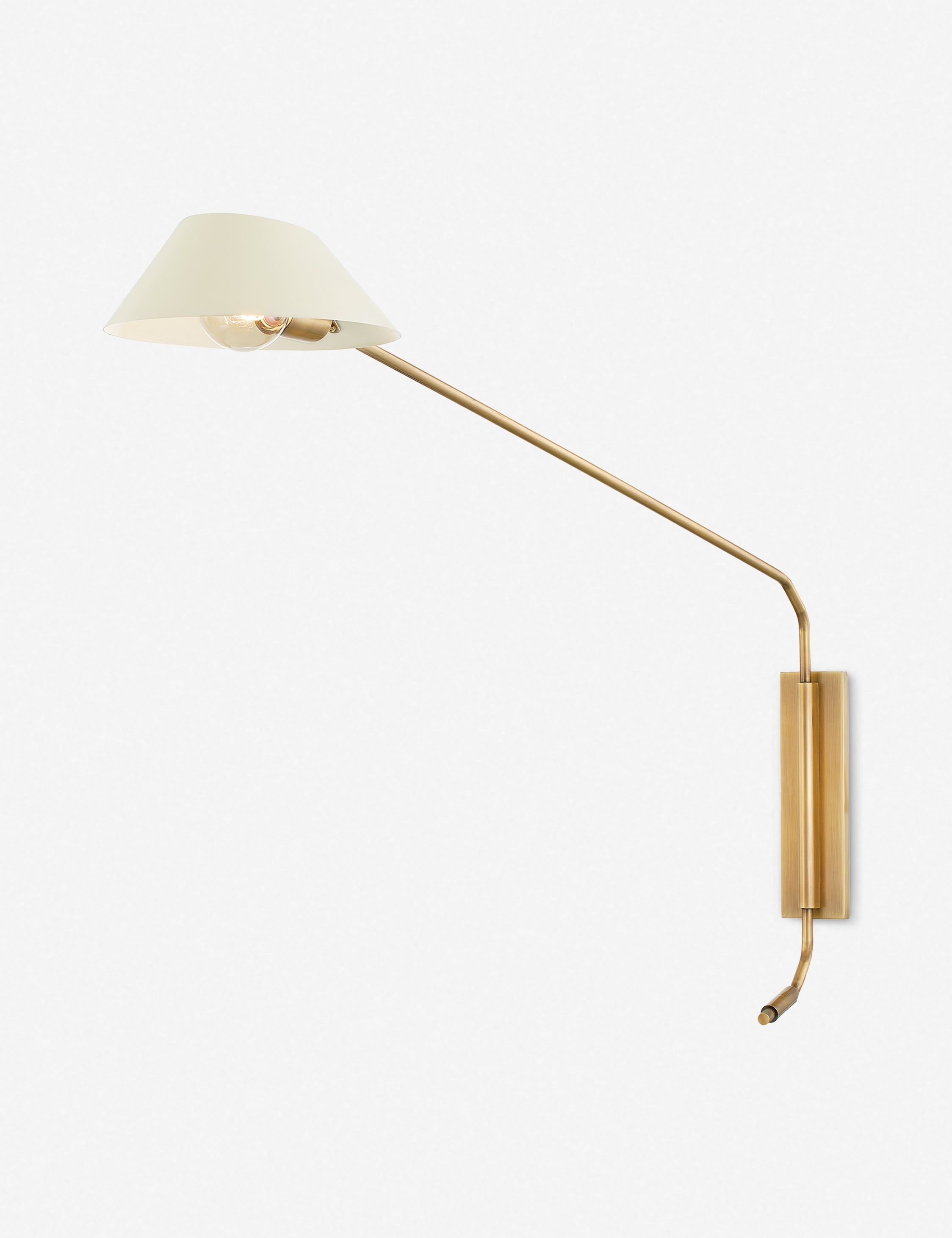 Sacramento Patina Brass & Soft Sand Dimmable Sconce
