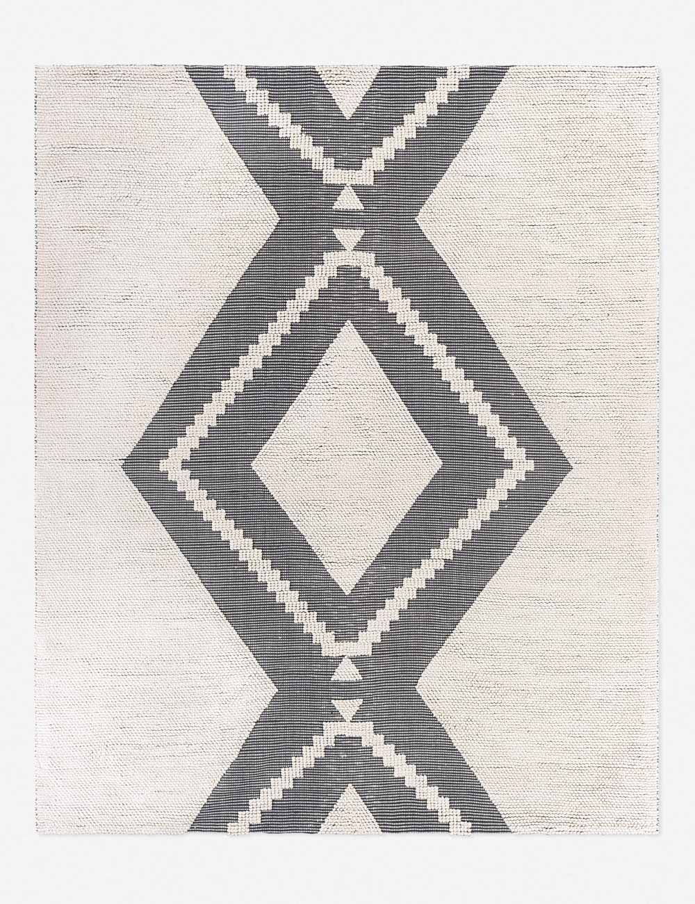 Ivory Spot Handwoven Cotton-Synthetic Runner Rug 2'6" x 8'
