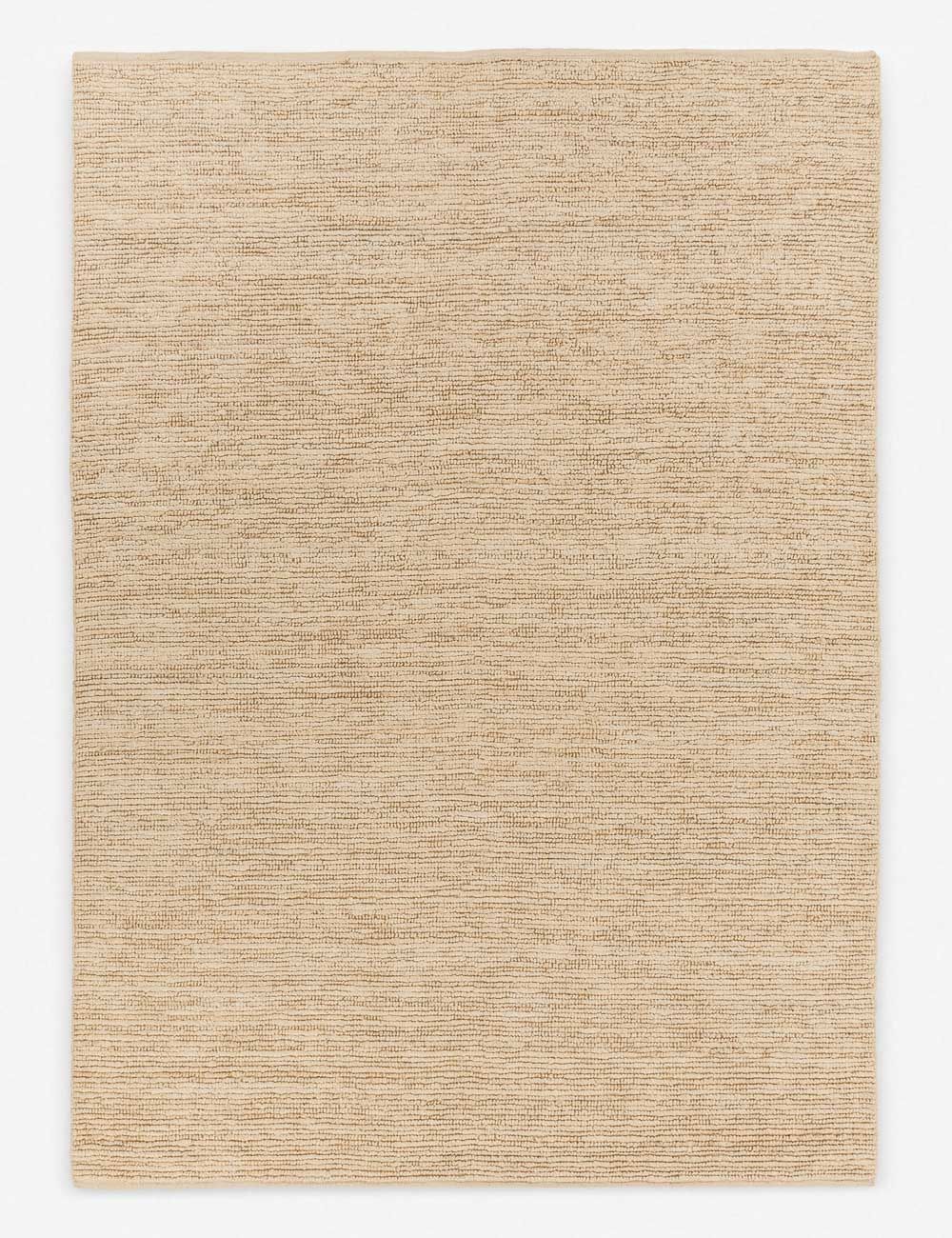Handwoven Ivory Jute Rectangular Rug - 10' x 14'