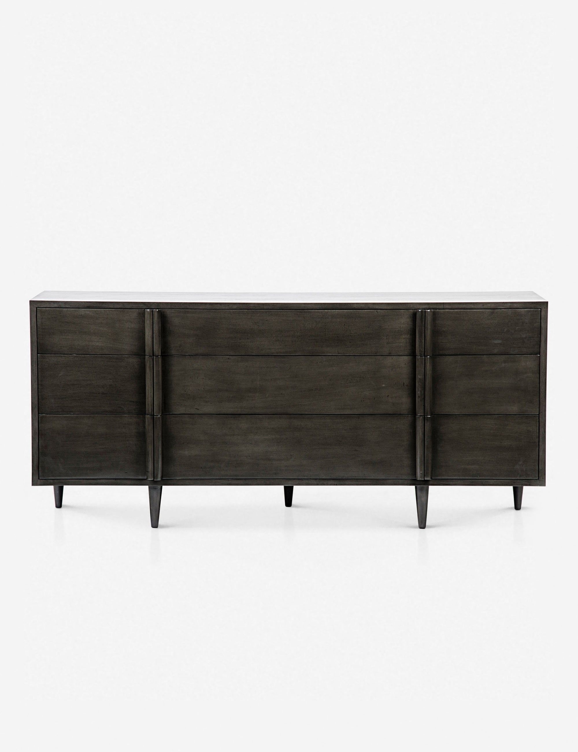 Noir Morten 9-Drawer Mahogany Dresser in Neutral Finish