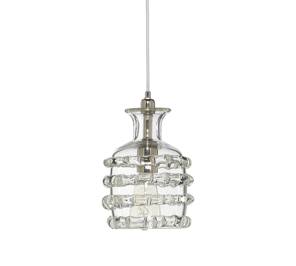 Alden Décor Linda Mount-Blown Glass1-Light Pendant