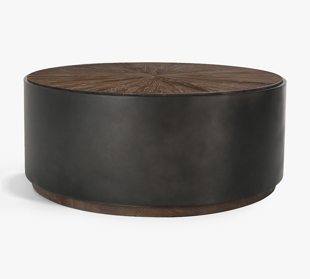Brockton Round Reclaimed Wood Coffee Table (39.5")
