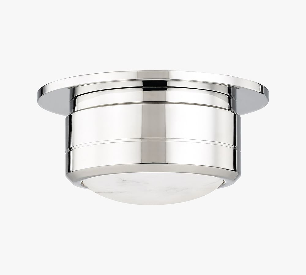 Jin Flush Mount Light - Polished Nickel / Small