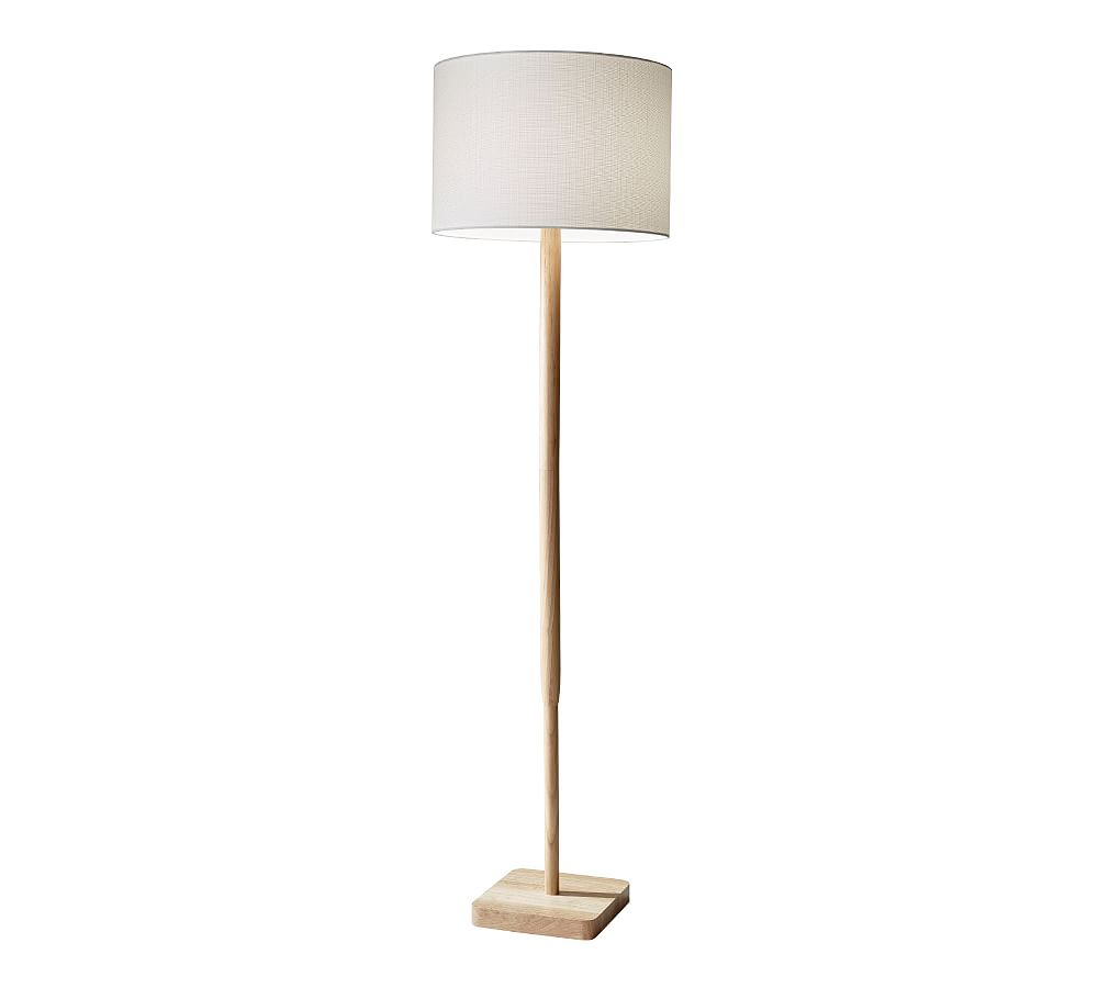 Morton Wood Floor Lamp (49")