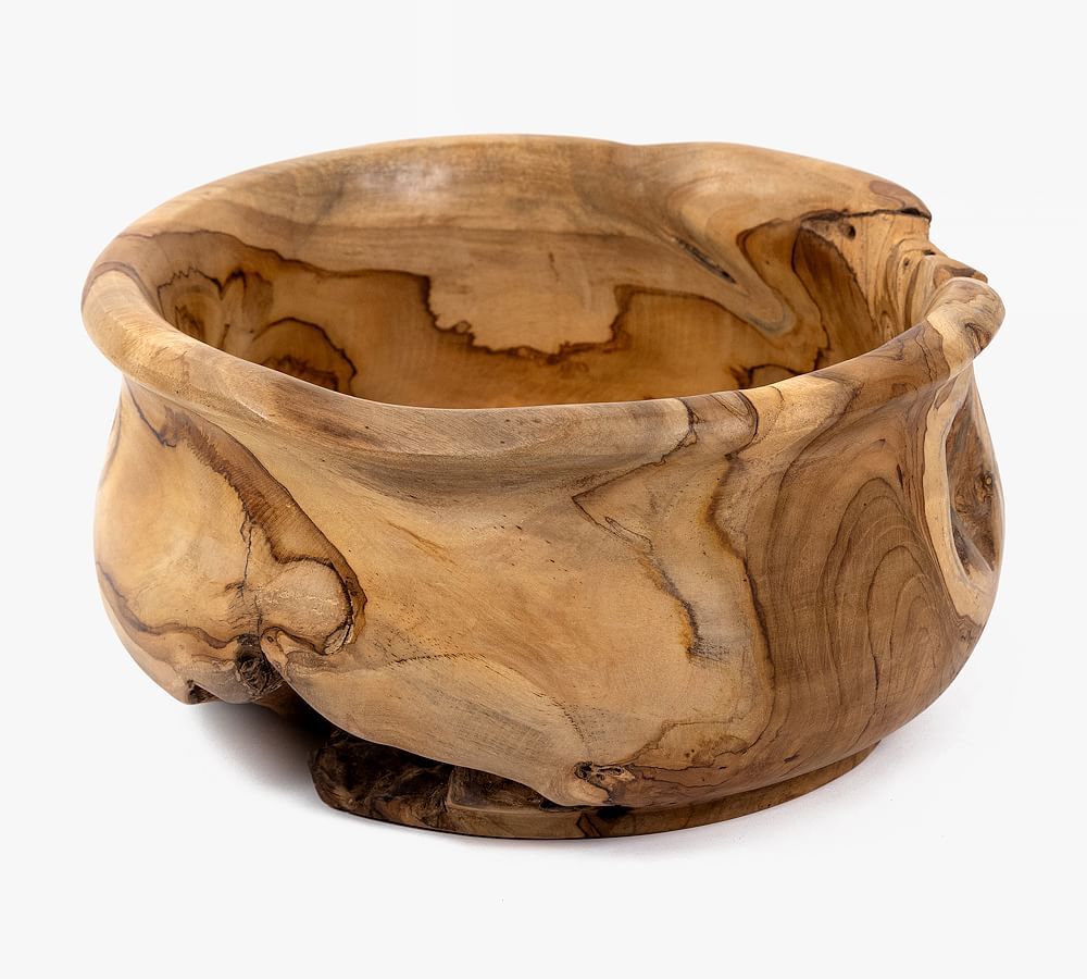 Teak Outdoor Bowl