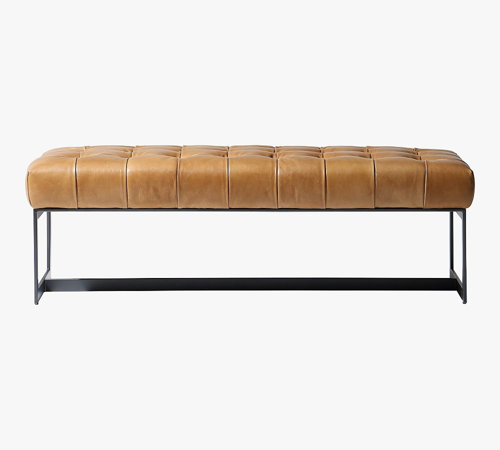 Ram Leather Bench (54")