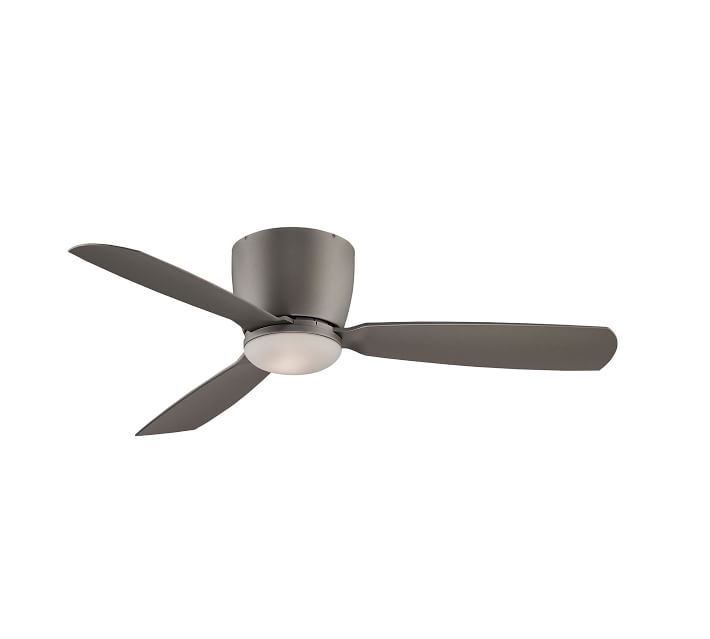 Embrace Matte Greige 52" Indoor Ceiling Fan with LED Light and Remote