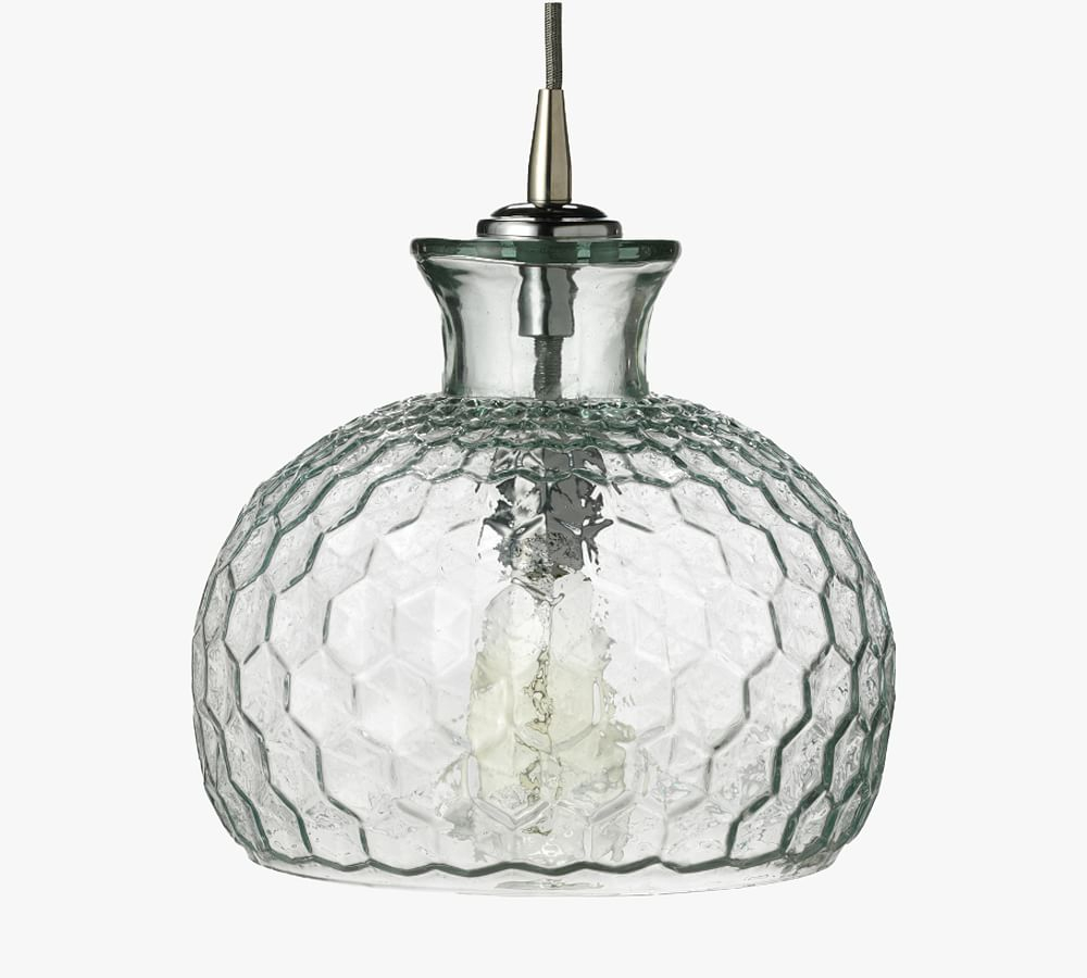 Jamie Young Clark Mini Clear Glass Pendant Light