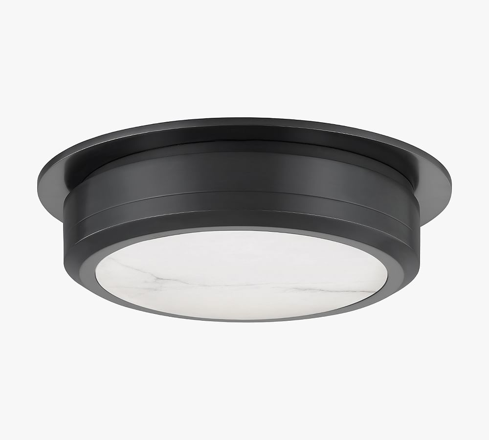 Jin Flush Mount Light - Antique Bronze / Medium