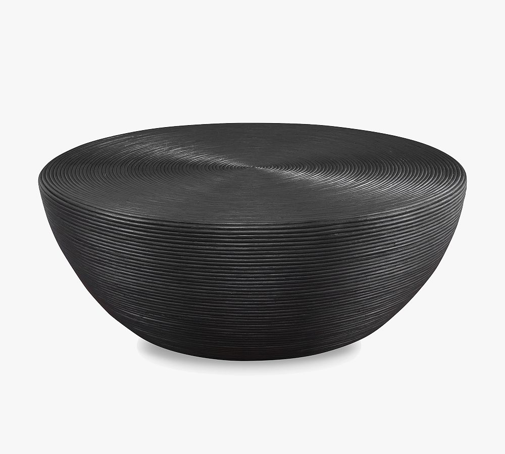 MJ Round Rattan Coffee Table (44")