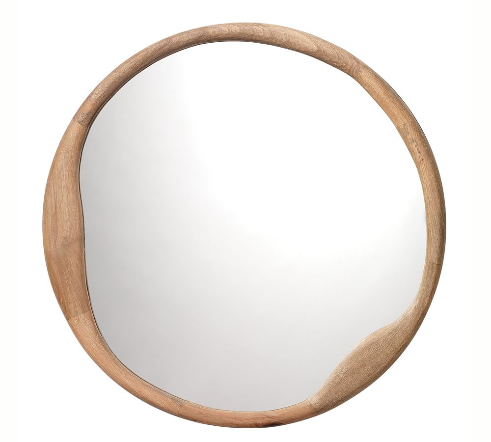 Doreen Round Mirror - Natural