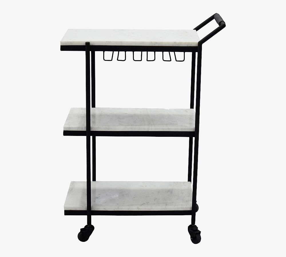 Laval Marble Bar Cart (24")