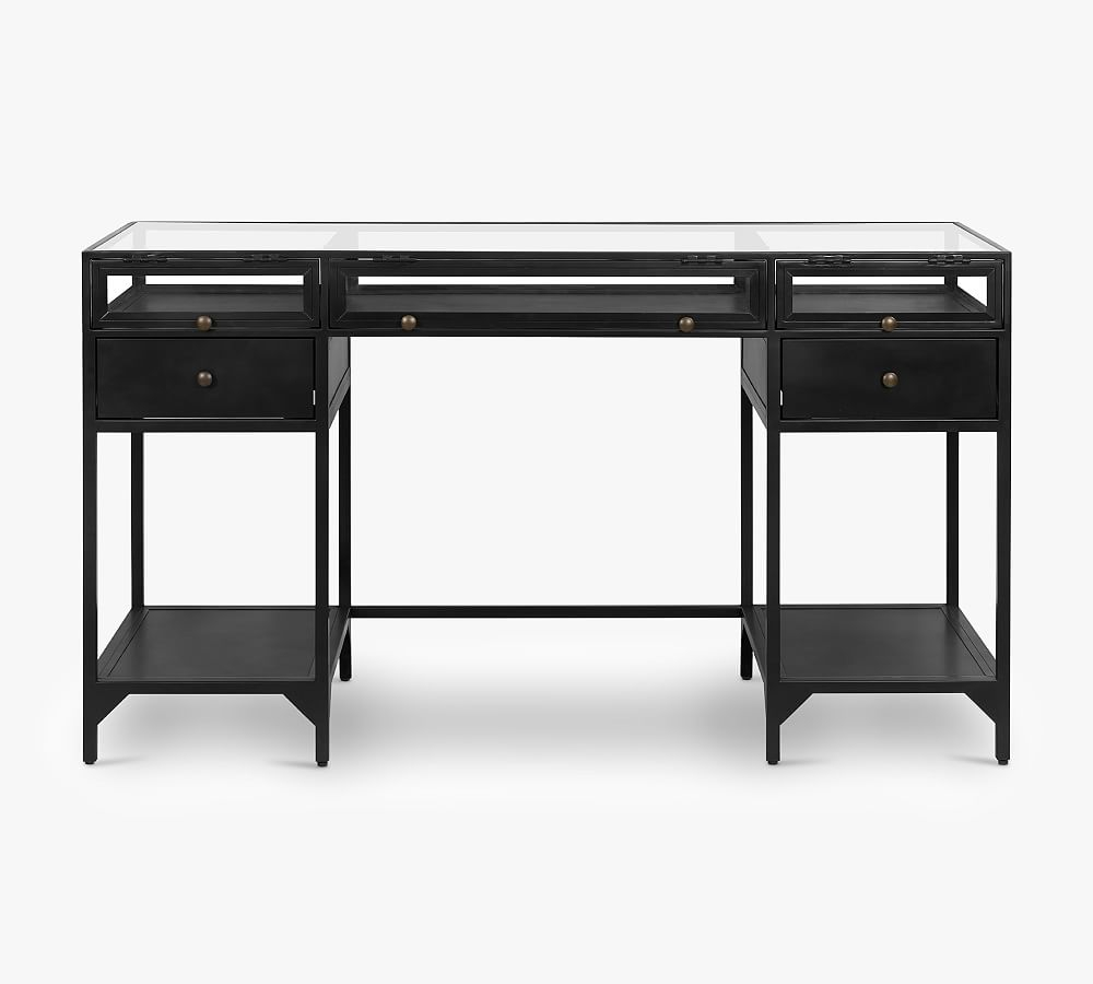 Harmon Glass Writing Desk