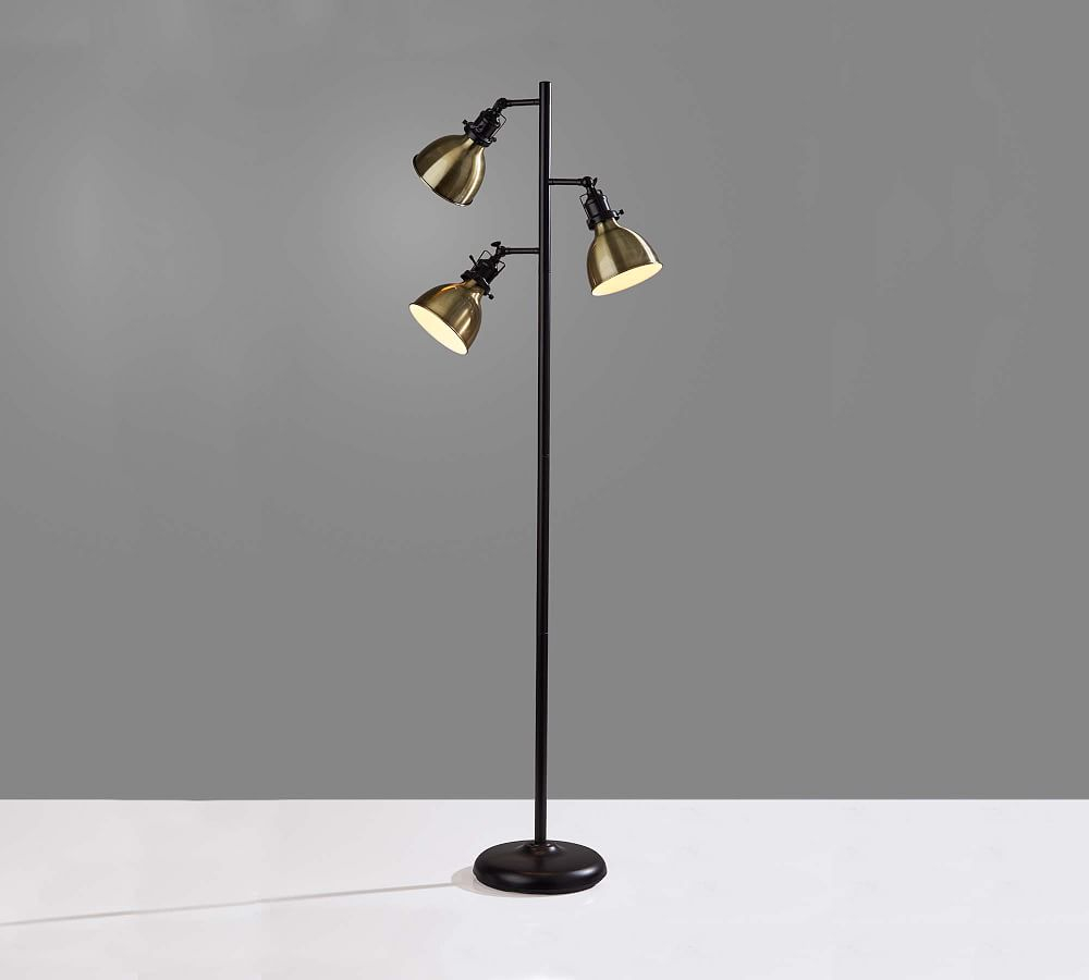Alden Iron Triple Head Floor Lamp (65")