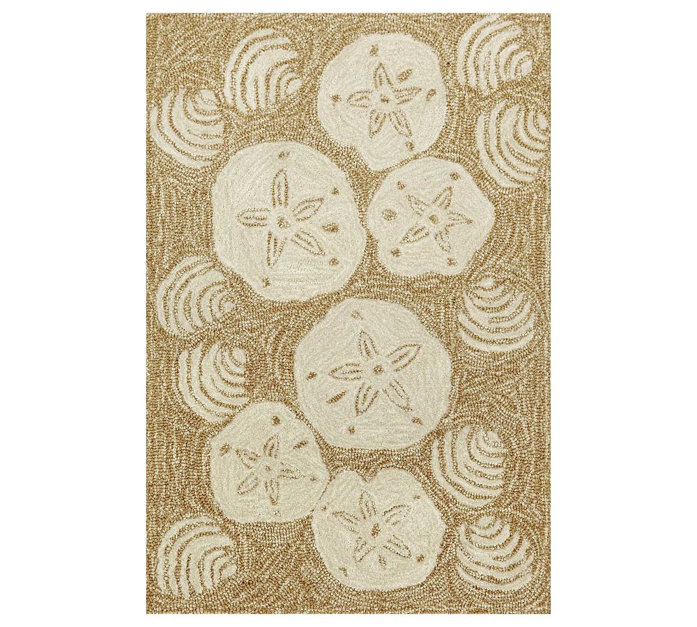 Seashell Hand-Tufted Outdoor Rug