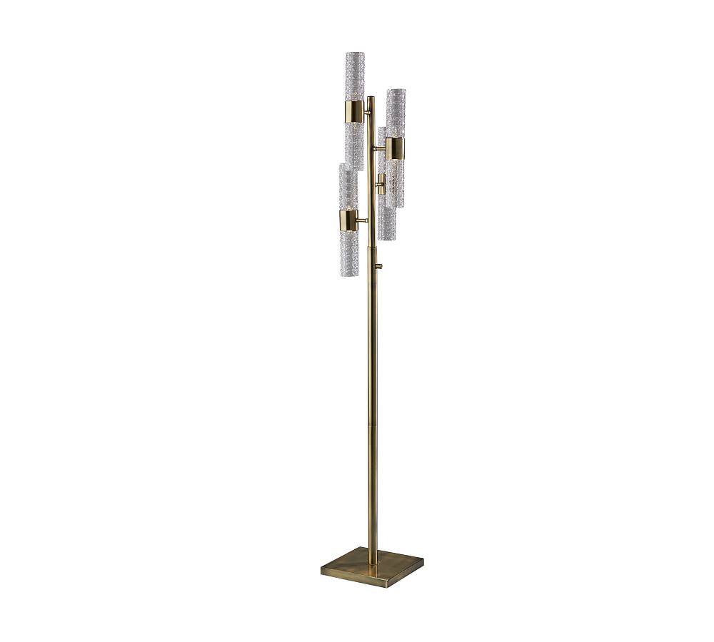 Tuberose Metal Multi-light LED Floor Lamp (65")