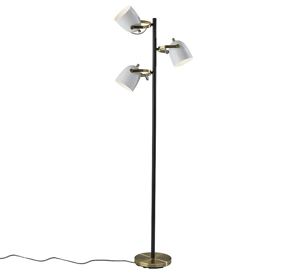 Kenneth Metal 3-Light Floor Lamp (65")