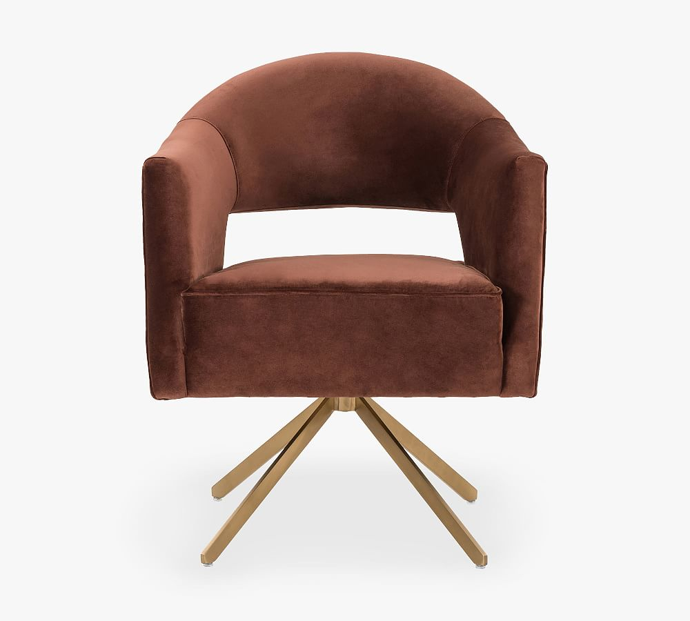 Alta Upholstered Swivel Desk Chair