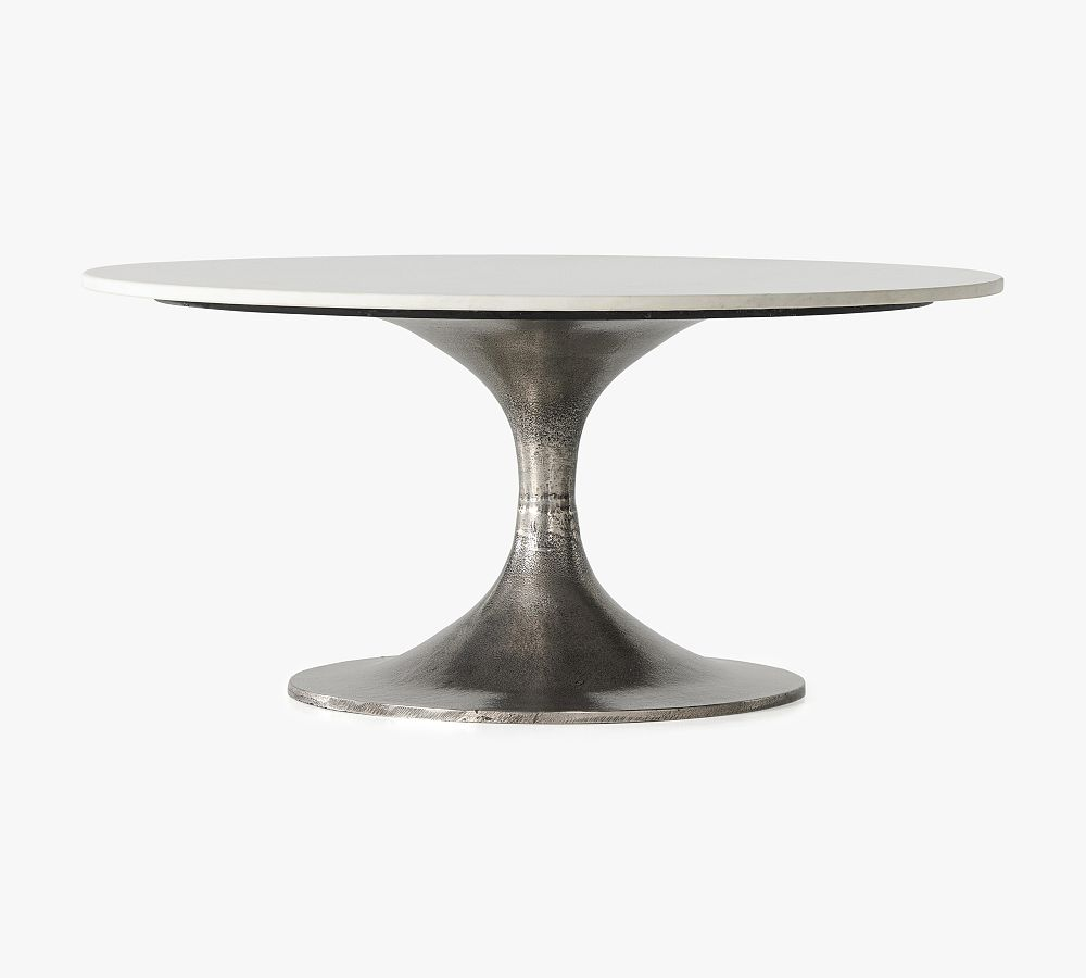 Collier Round Marble Coffee Table (38")