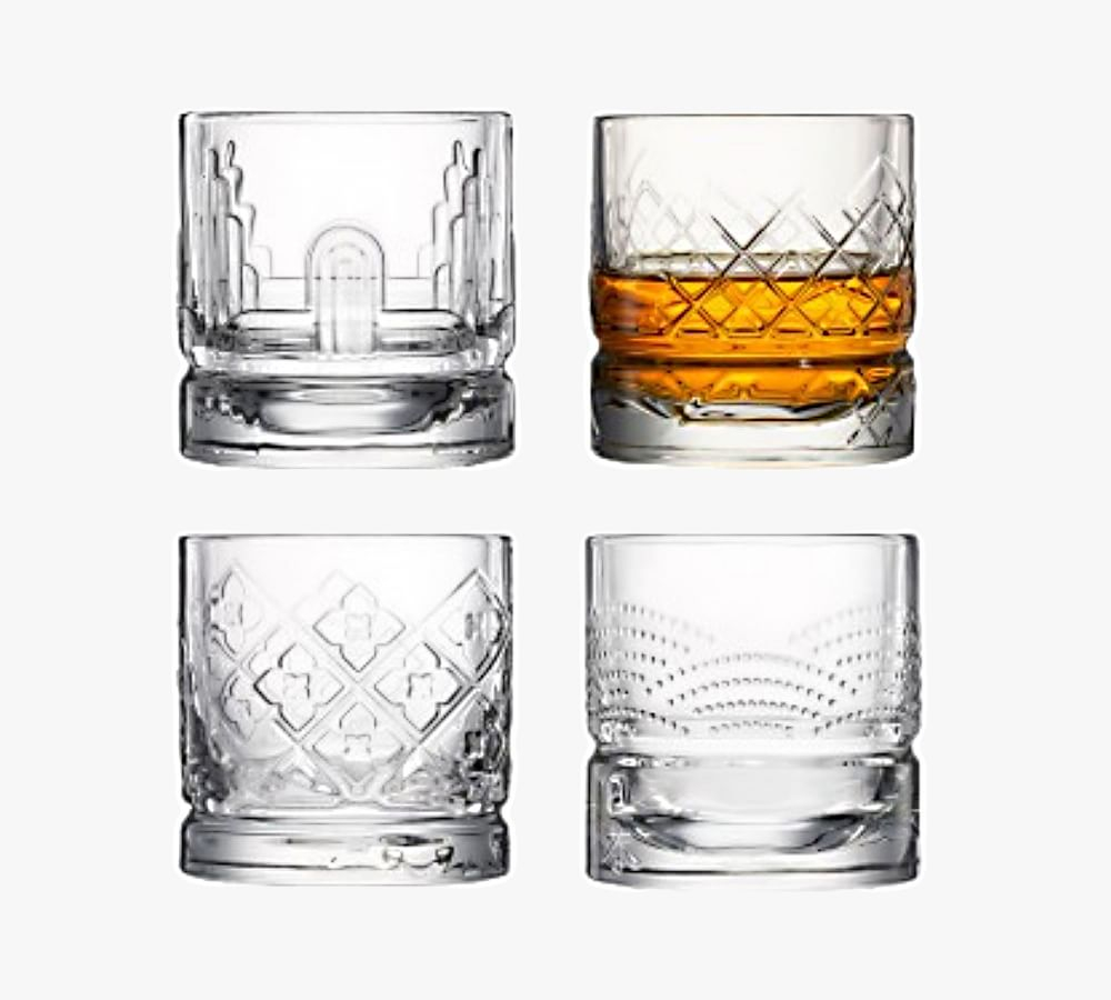 La Rochere Dandy Assorted Whiskey Glasses - Set of 4