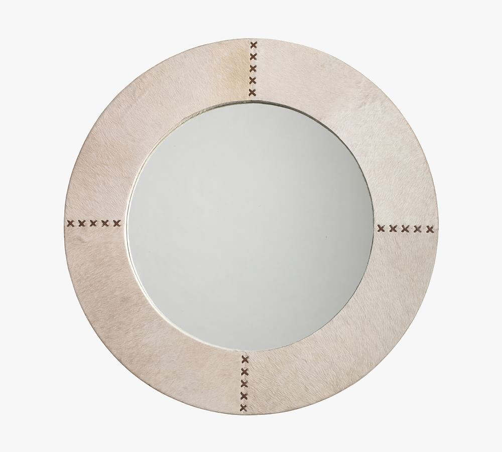 Aaden Round Hide Wall Mirror